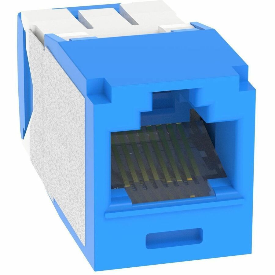 Panduit Mini-Com&reg; UTP RJ45 Cat 6A TG Jack Module Corrosion Resistant, Blue