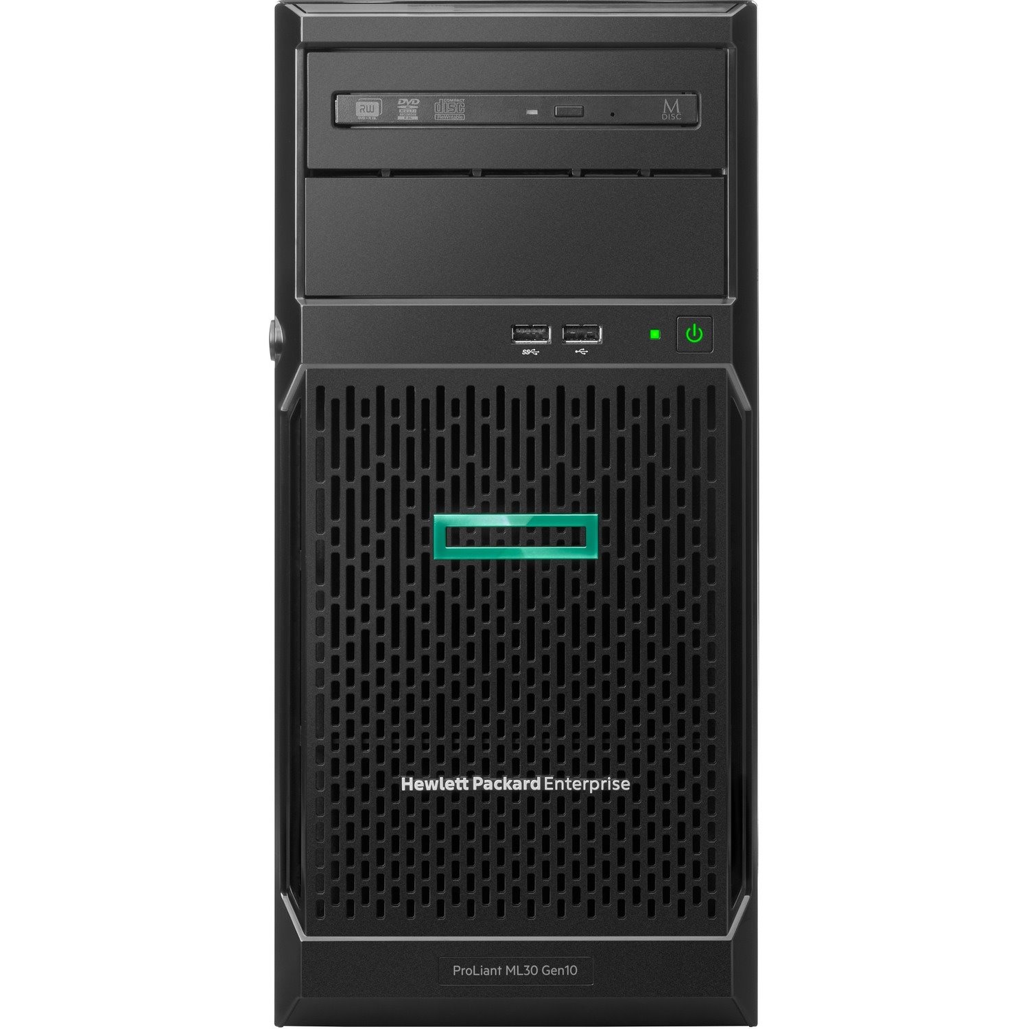 HPE ProLiant ML30 G10 4U Tower Server - 1 Xeon E-2134 3.50 GHz - 16 GB RAM - Serial ATA/600 Controller