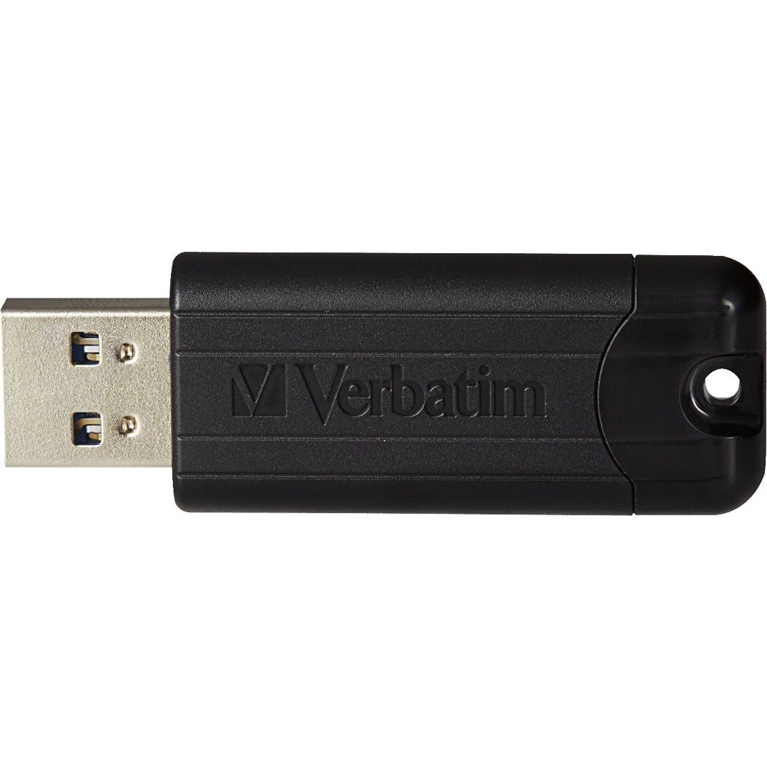 Verbatim 32GB PinStripe USB 3.0 Flash Drive - Black