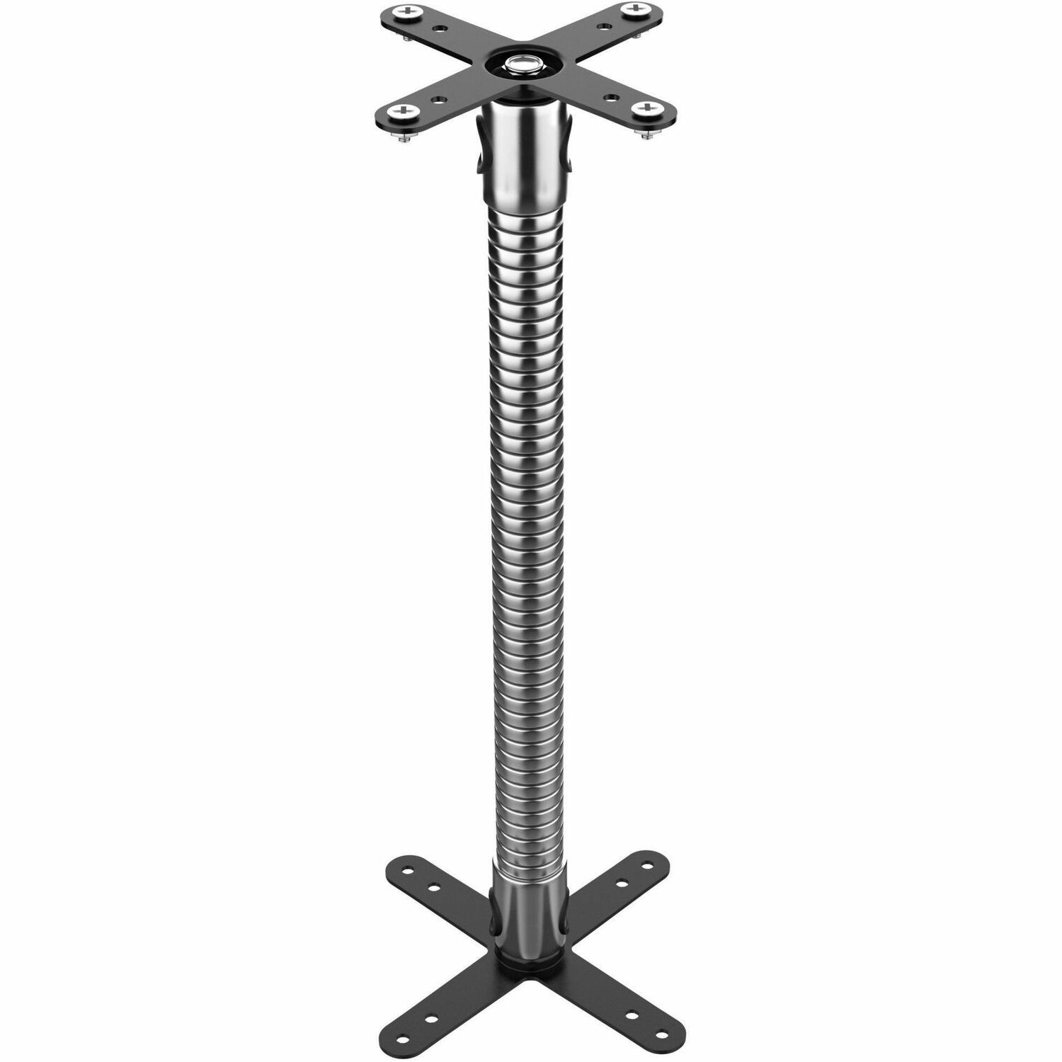 CTA Digital Thick, Heavy-Duty Security Gooseneck w/ Dual VESA Plates - Black