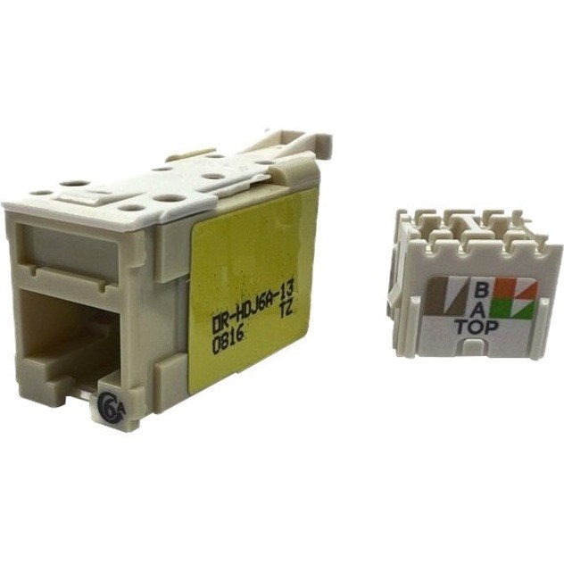 Ortronics Clarity High Density Jack (HDJ) CAT6A, T568A/B, Ivory