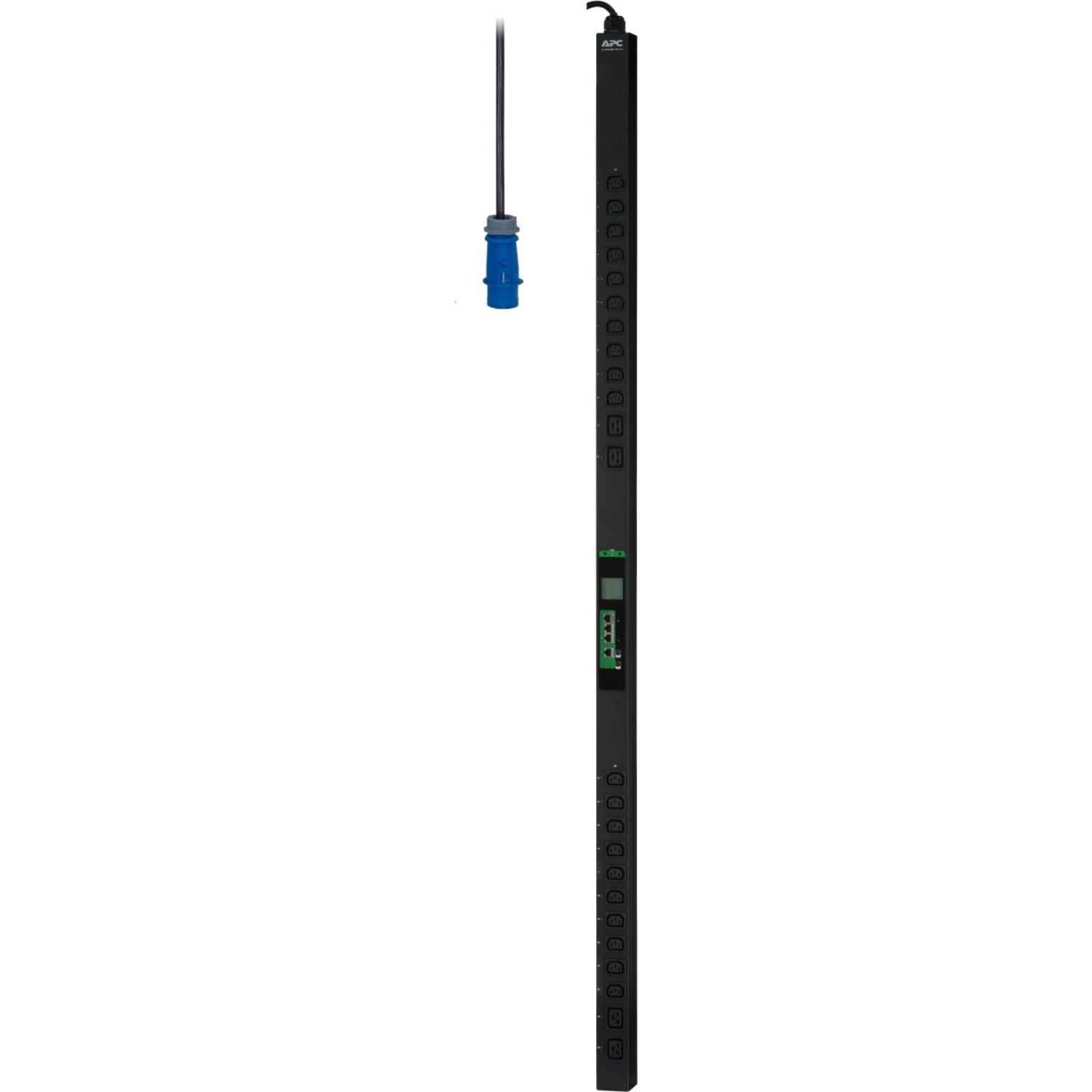 APC Easy Rack PDU, Switched, 0U, 1 Phase, 3.7kW, 230V, 16A, 20 x C13 and 4 x C19 outlets, IEC60309 2P+E inlet
