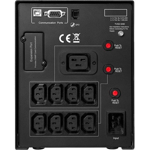 CyberPower Professional Tower PR3000ELCDSL Line-interactive UPS - 3 kVA/2.70 kW