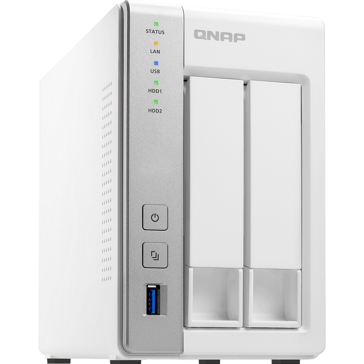 QNAP Turbo NAS TS-231P 2 x Total Bays SAN/NAS Storage System - Annapurna Labs Alpine AL-212 Dual-core (2 Core) 1.70 GHz - 1 GB RAM - DDR3 SDRAM Tower