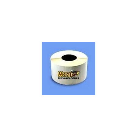Wasp 1.5" x 1.0" Direct Thermal Labels, 4 rolls, 2300 per roll, 5" OD