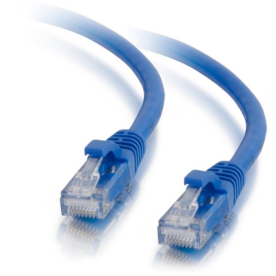 C2G 15ft Cat5e Ethernet Cable - Snagless Unshielded (UTP) - Blue