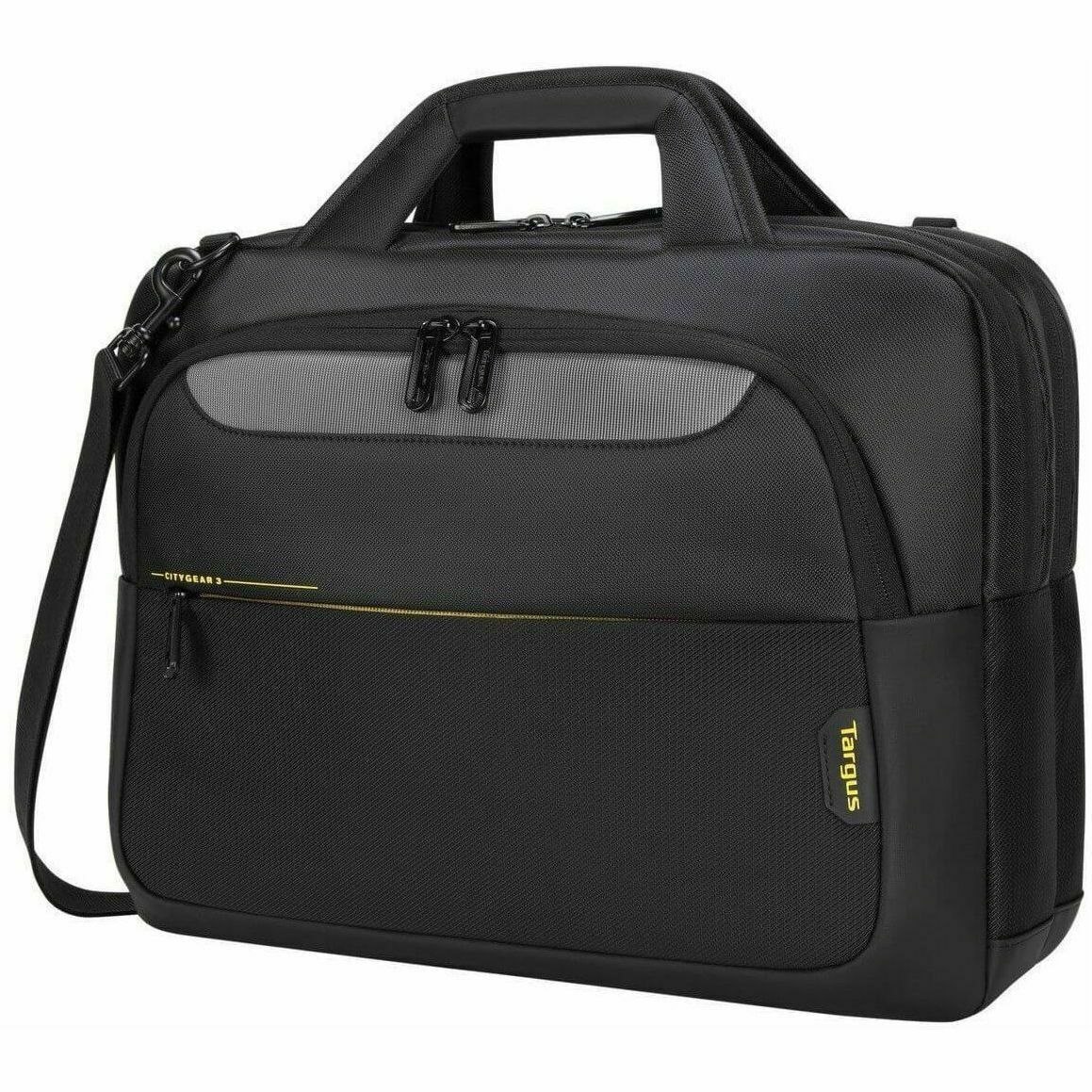 Targus CityGear TCG460GL Draagtas/-koffer voor 35,6 cm (14") naar 39,6 cm (15,6") Notebook - Zwart