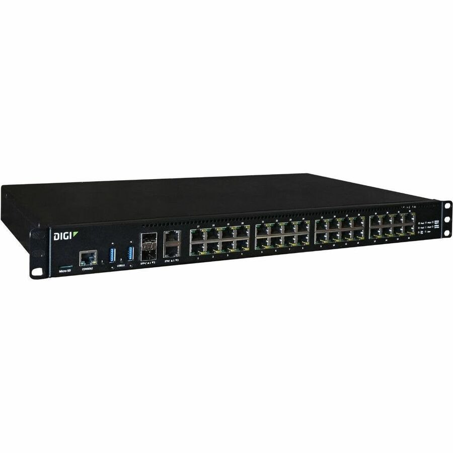 Digi Connect EZ 16 Cellular - Serial Server, 16-port, RS-232, CMG4, EU Power Cord