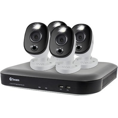 Swann 4 Camera 4 Channel 4K Ultra HD DVR Security System - 1 TB HDD