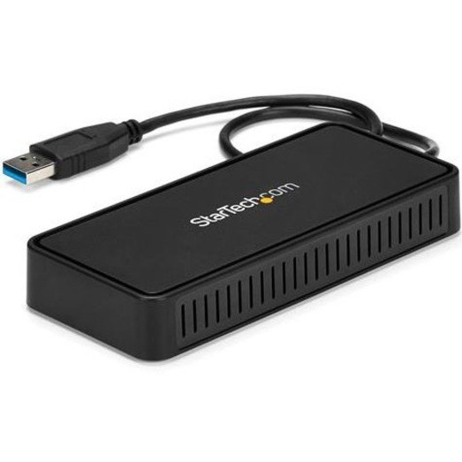 StarTech.com USB 3.0 Type A Docking Station for Notebook - Black - TAA Compliant