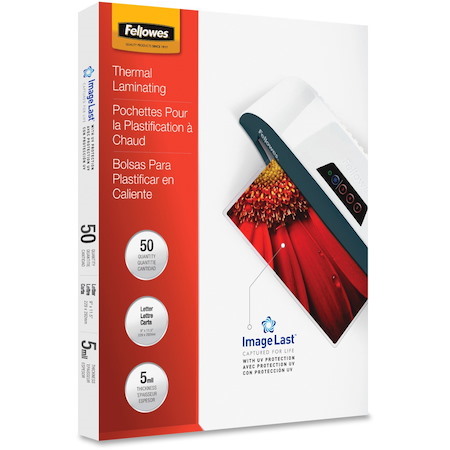 Fellowes ImageLast Jam-Free Thermal Laminating Pouches