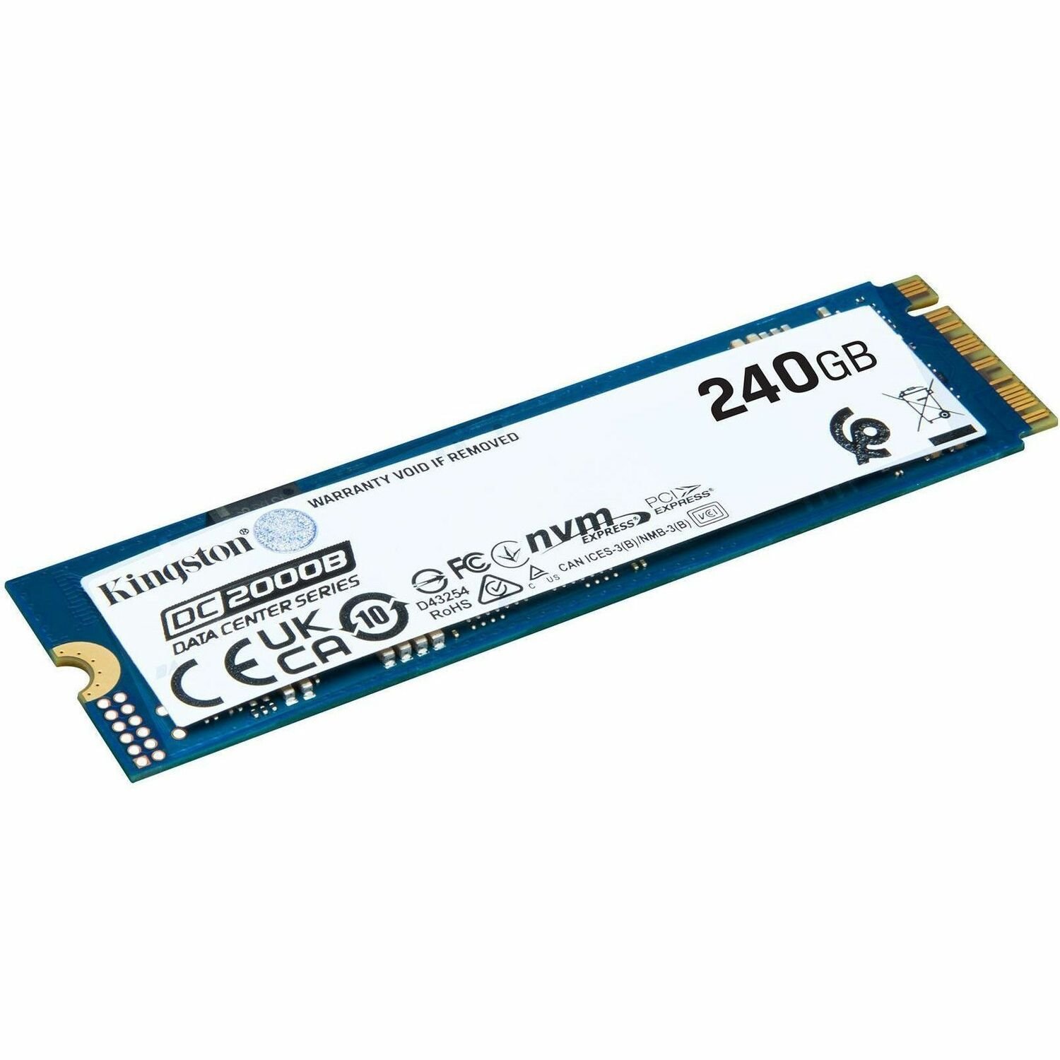 Kingston DC2000B 240 GB Solid State Boot Drive - M.2 2280 Internal - PCI Express NVMe (PCI Express NVMe 4.0 x4)