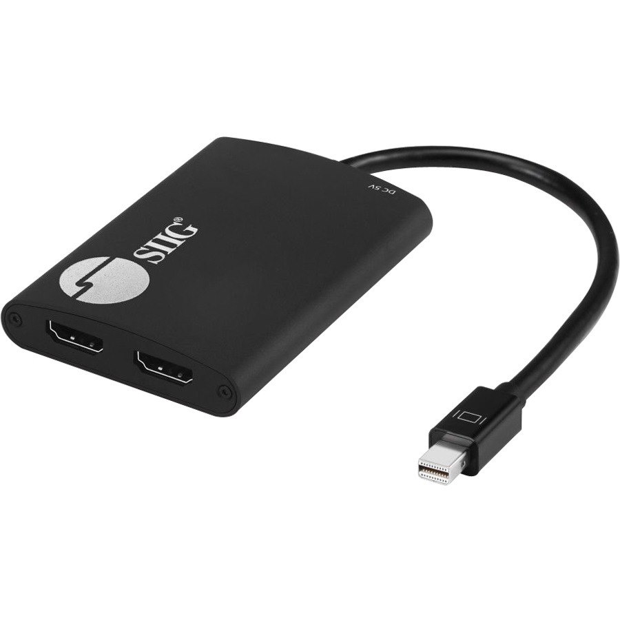 SIIG 4K 2 Ports Mini DisplayPort 1.2 to HDMI MST Splitter