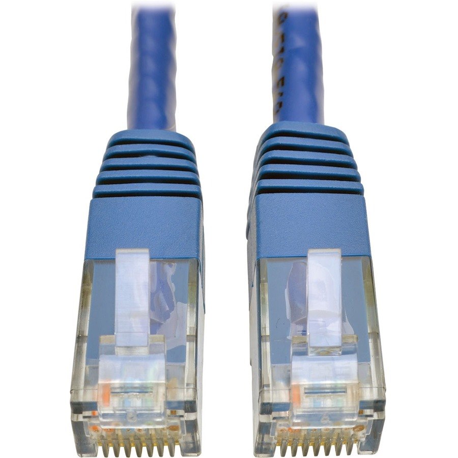 Eaton Tripp Lite Series Cat6 Gigabit Molded (UTP) Ethernet Cable (RJ45 M/M), PoE, Blue, 35 ft. (10.67 m)