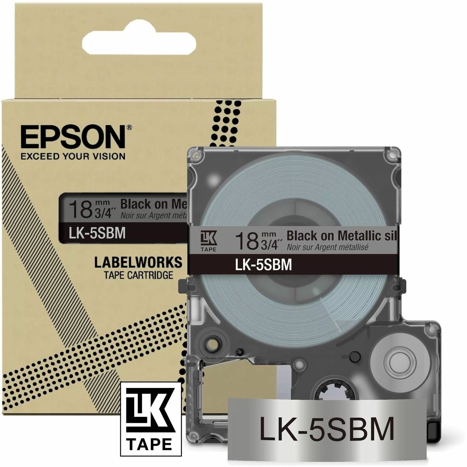 Epson LK-5SBM Label Tape