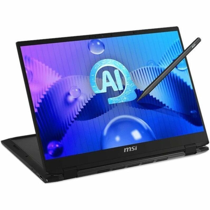 MSI Summit E16 AI Evo A1M Summit E16 AI Evo A1MTG-002UK 40.6 cm (16") Touchscreen Convertible 2 in 1 Notebook - QHD+ - Intel Core Ultra 7 5th Gen 155H - Intel Evo Platform - 32 GB - 1 TB SSD - Ink Black