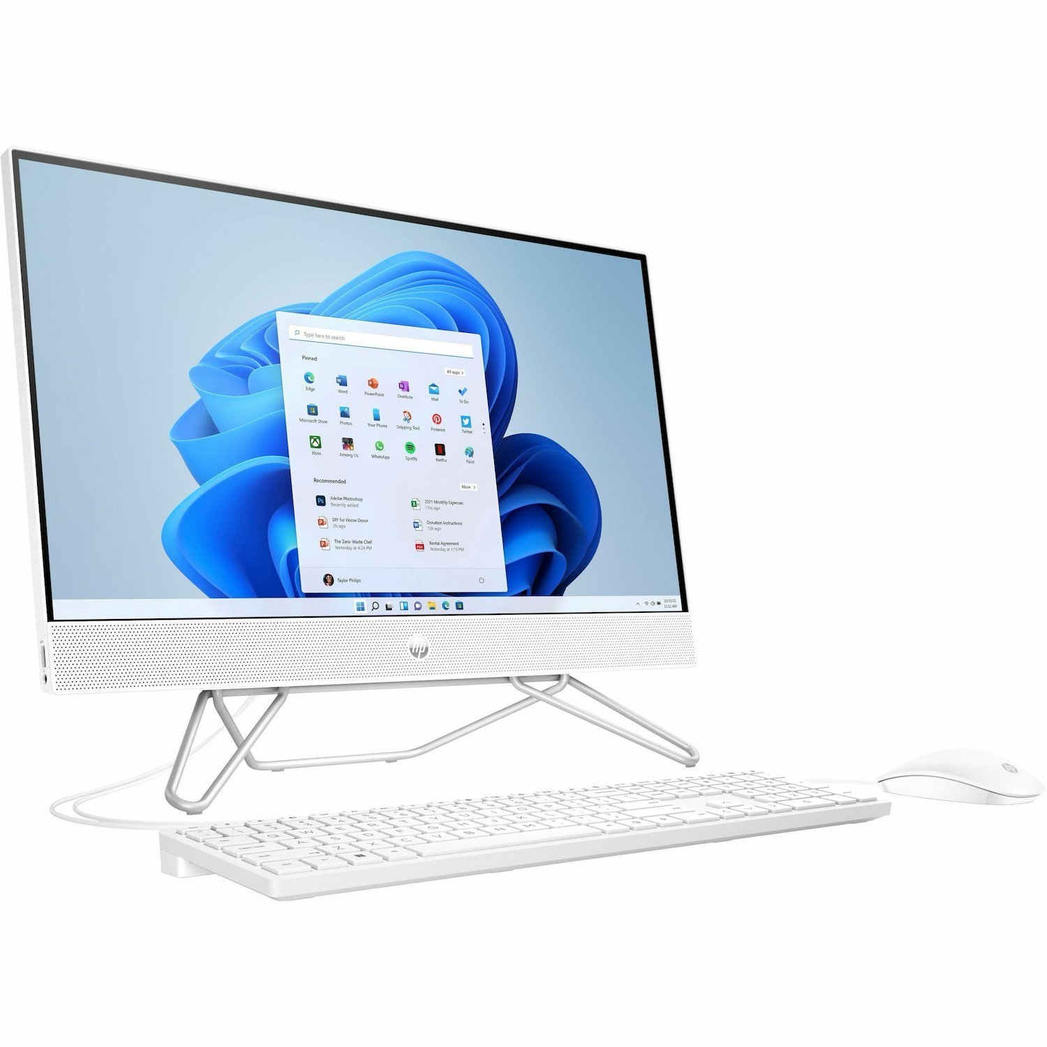 HP 24-cb1000i 24-cb1210 All-in-One Computer - Intel Core i5 12th Gen i5-1235U - 8 GB - 256 GB SSD - 23.8" Full HD - Desktop - Starry White