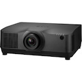 Sharp NEC Display NP-PA804UL-B 3D Ready LCD Projector - 16:10 - Wall Mountable - Black