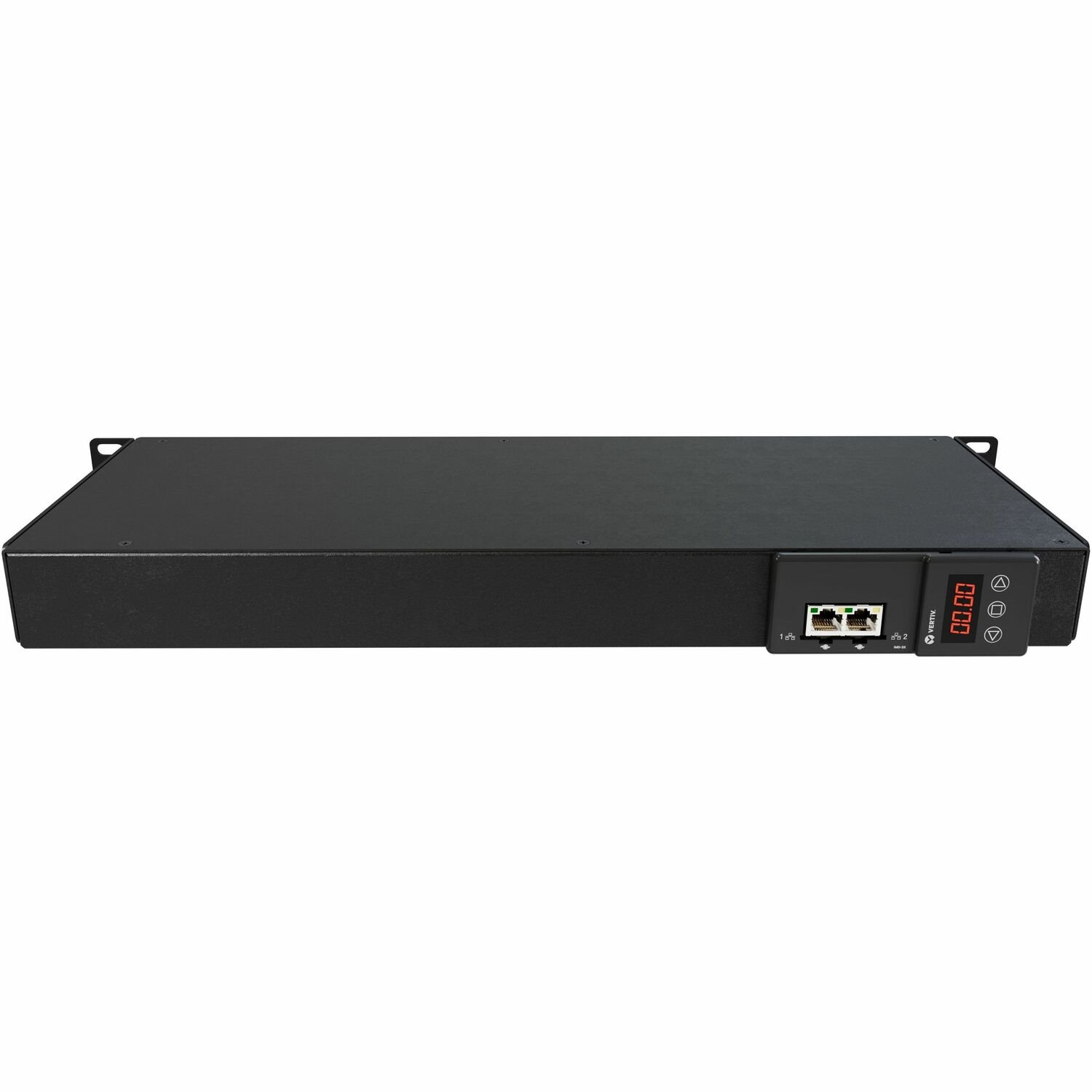 Vertiv PowerGo Monitored rPDU | 1U | 230V | 16A | 3.6kW | German Schuko with 2P+E (IP44) plug | 6 German Schuko receptacles| LED Display | EP4G81A0