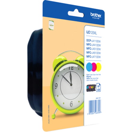 Brother Original Inkjet Ink Cartridge - Magenta, Cyan, Yellow Blister Pack