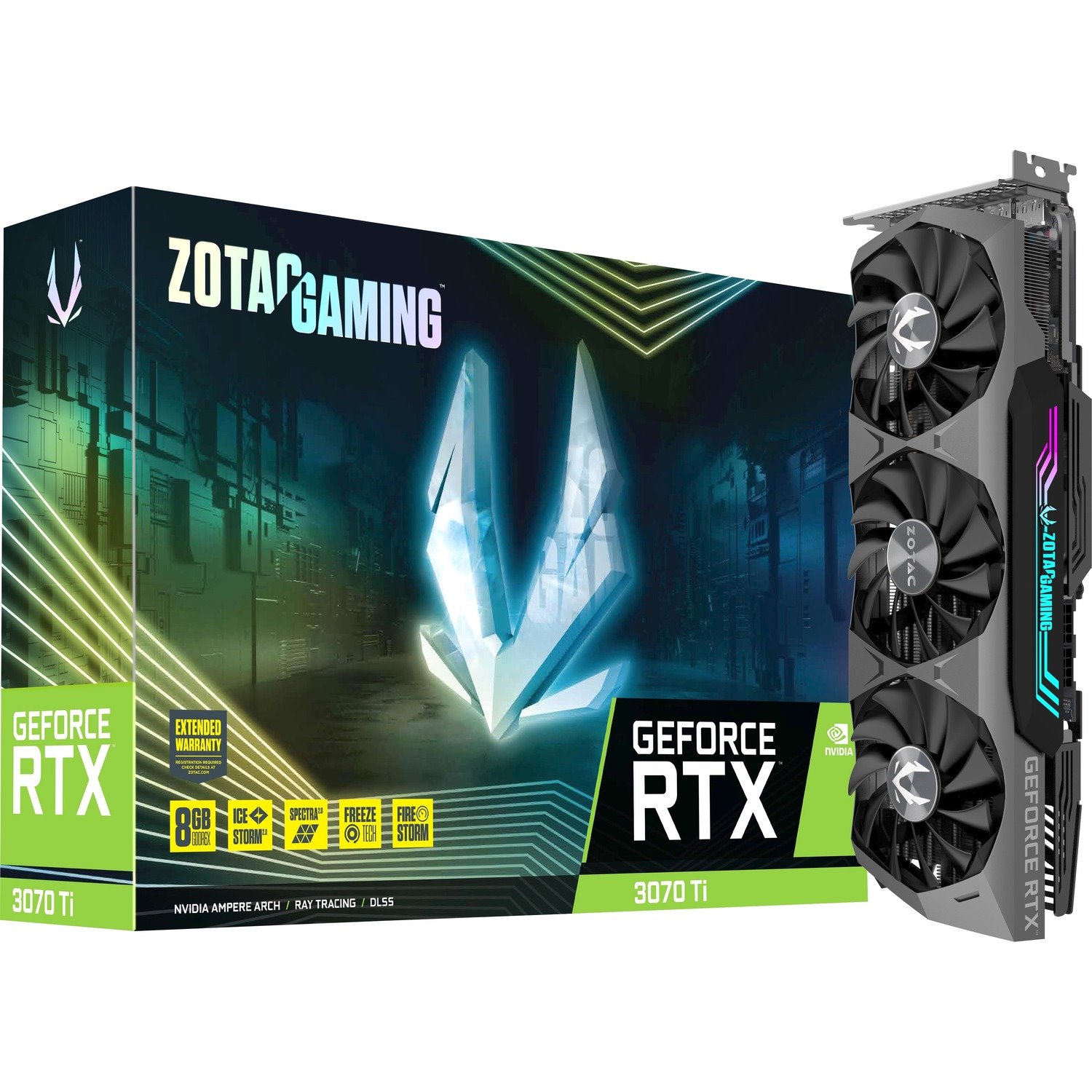 Zotac NVIDIA GeForce RTX 3070 Ti Graphic Card - 8 GB GDDR6X