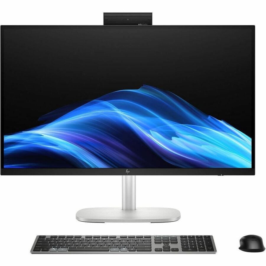 HP EliteStudio 8 AiO G1i All-in-One Computer - Intel Core Ultra 5 235 - vPro Technology - 32 GB - 512 GB SSD - 27" QHD Touchscreen - Desktop - Pike Silver