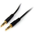 StarTech.com 3 ft Slim 3.5mm Stereo Audio Cable - M/M