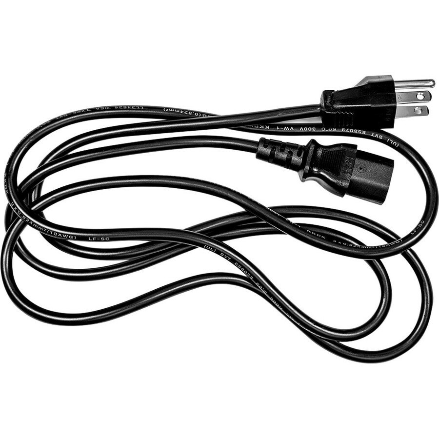 Rocstor 6ft Computer Power Cord NEMA5-15P to C13