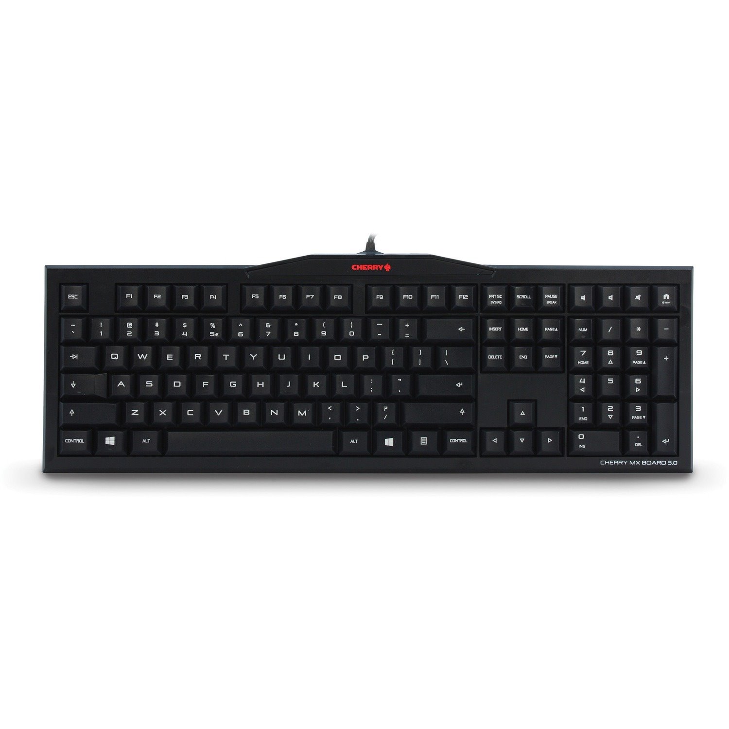 CHERRY G84-5200 Keyboard - Cable Connectivity - USB Interface - English (US) - Black