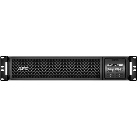APC Smart-UPS On-Line, 3kVA, Rackmount 2U, 208V, 2x L6-20R+1x L6-30R NEMA outlets, Network Card, Extended runtime, W/ rail kit