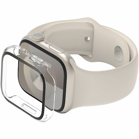 Belkin TemperedCurve 2-in-1 Treated Screen Protector + Bumper for Apple Watch Series 8 Clear
