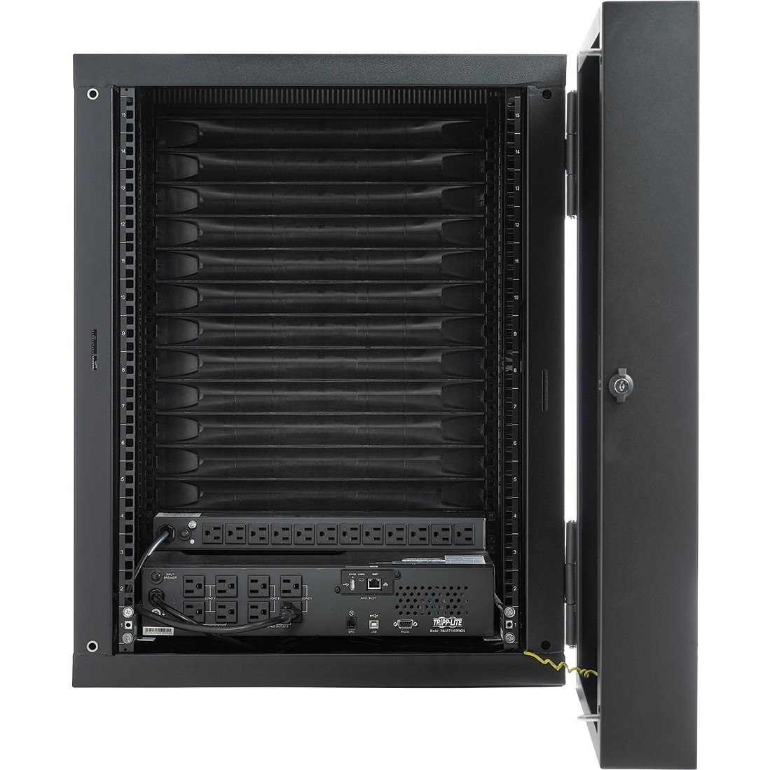 Tripp Lite by Eaton EdgeReady&trade; Micro Data Center - 12U, Wall-Mount, 1.5 kVA UPS, Network Management and PDU, 120V Kit