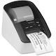 Brother PocketJet QL-700 Desktop Direct Thermal Printer - Monochrome - Label Print - USB - With Cutter - White, Black
