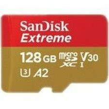 SanDisk Extreme 128 GB Class 10/UHS-I (U3) V30 microSDXC - 1