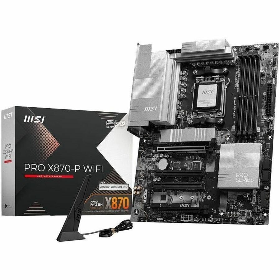 MSI PRO X870E-P WIFI Gaming Desktop Motherboard - AMD X870E Chipset - Socket AM5 - ATX