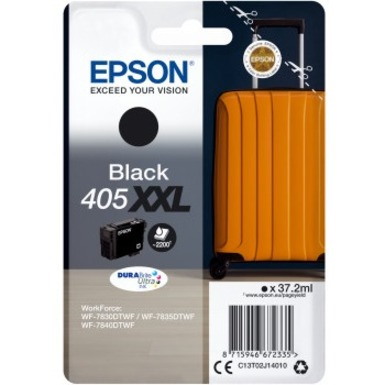 Epson DURABrite Ultra 405XXL Origineel Inkjet Inktcartridge - Enkelstuksverpakking - Zwart - 1 Pak