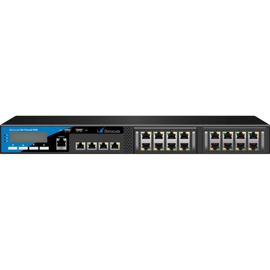 Barracuda F800 Network Security/Firewall Appliance