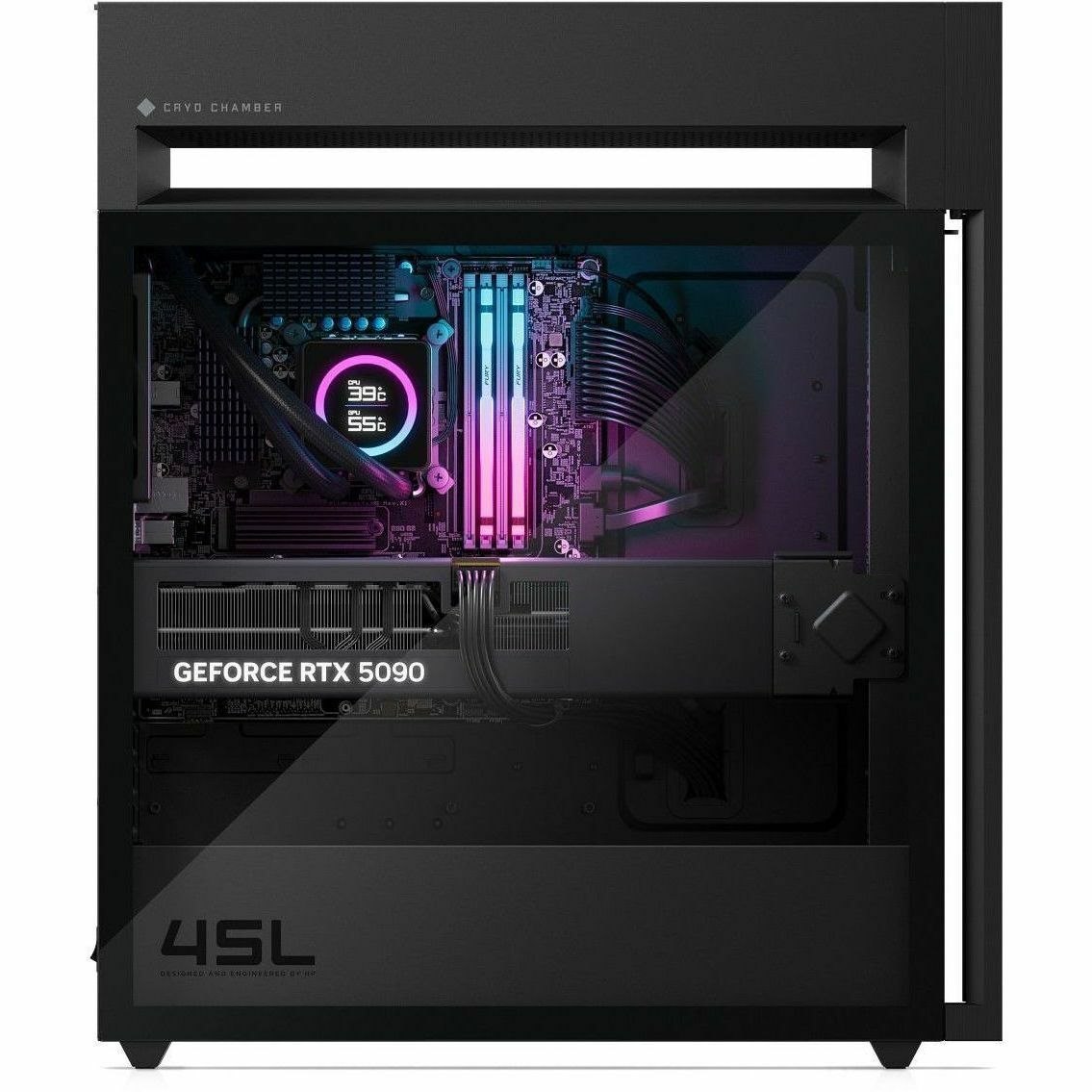 OMEN OMEN 45L GT22-3009 Gaming Desktop Computer - Intel Core Ultra 9 285K - 64 GB - 2 TB SSD - Tower - Black