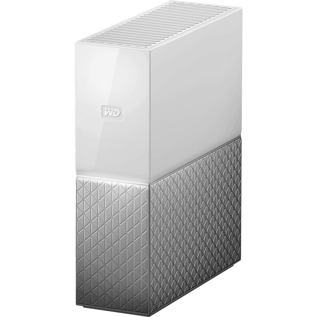 WD My Cloud Home WDBVXC0080HWT-SESN 1 x Total Bays NAS Storage System - 8 TB HDD - Realtek RTD1295 Quad-core (4 Core) 1.40 GHz - 1 GB RAM - DDR3L SDRAM