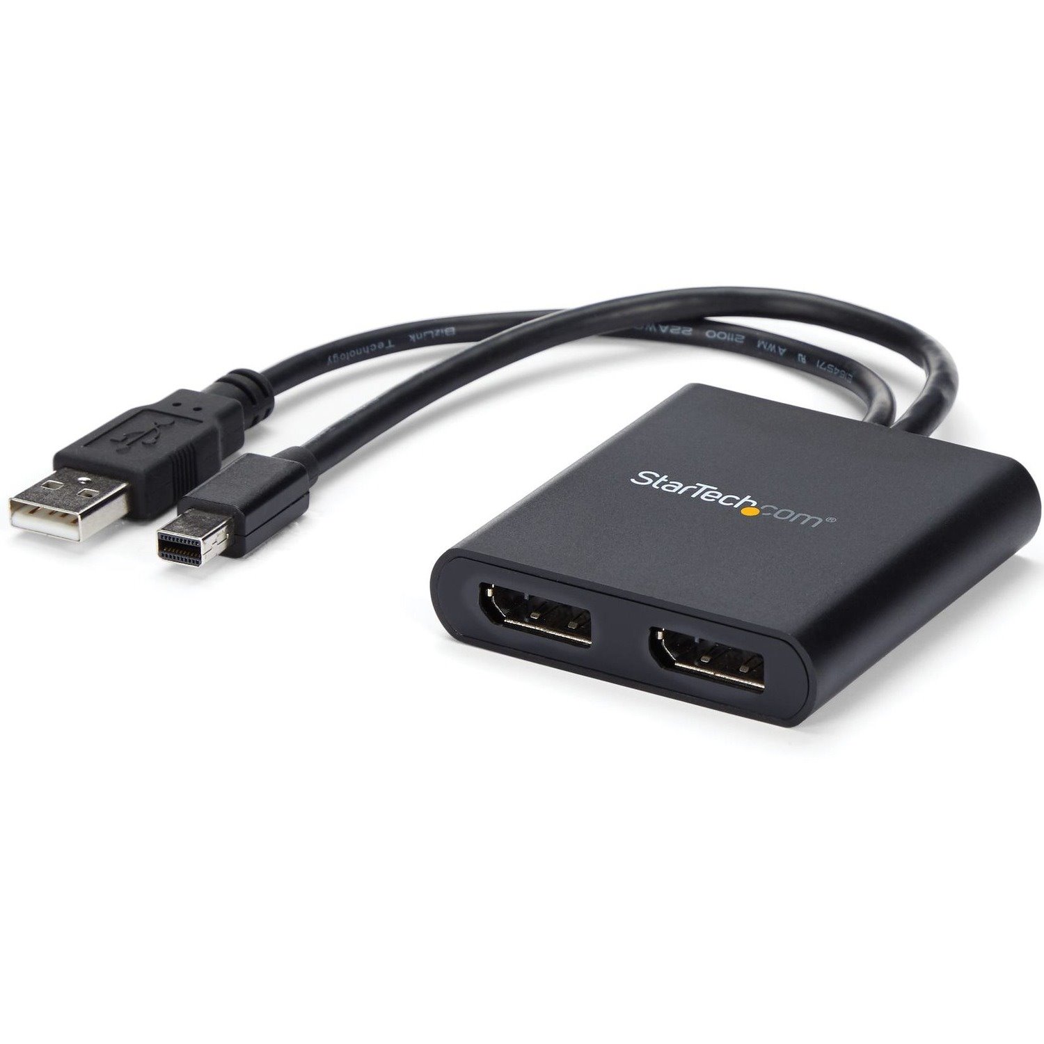 StarTech.com Mini DisplayPort to DisplayPort Multi Monitor Splitter - 2-Port MST Hub - mDP 1.2 to 2x DP MST Hub