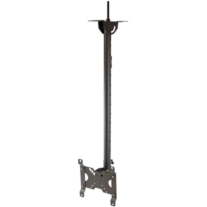 ViewZ VZ-CM308 Ceiling Mount for LED Monitor, Public View Monitor, Display, CCTV, Video Wall - Black