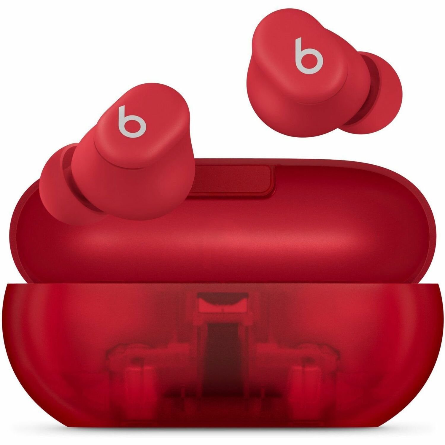 Apple Beats Solo Buds - True Wireless Earbuds - Transparent Red