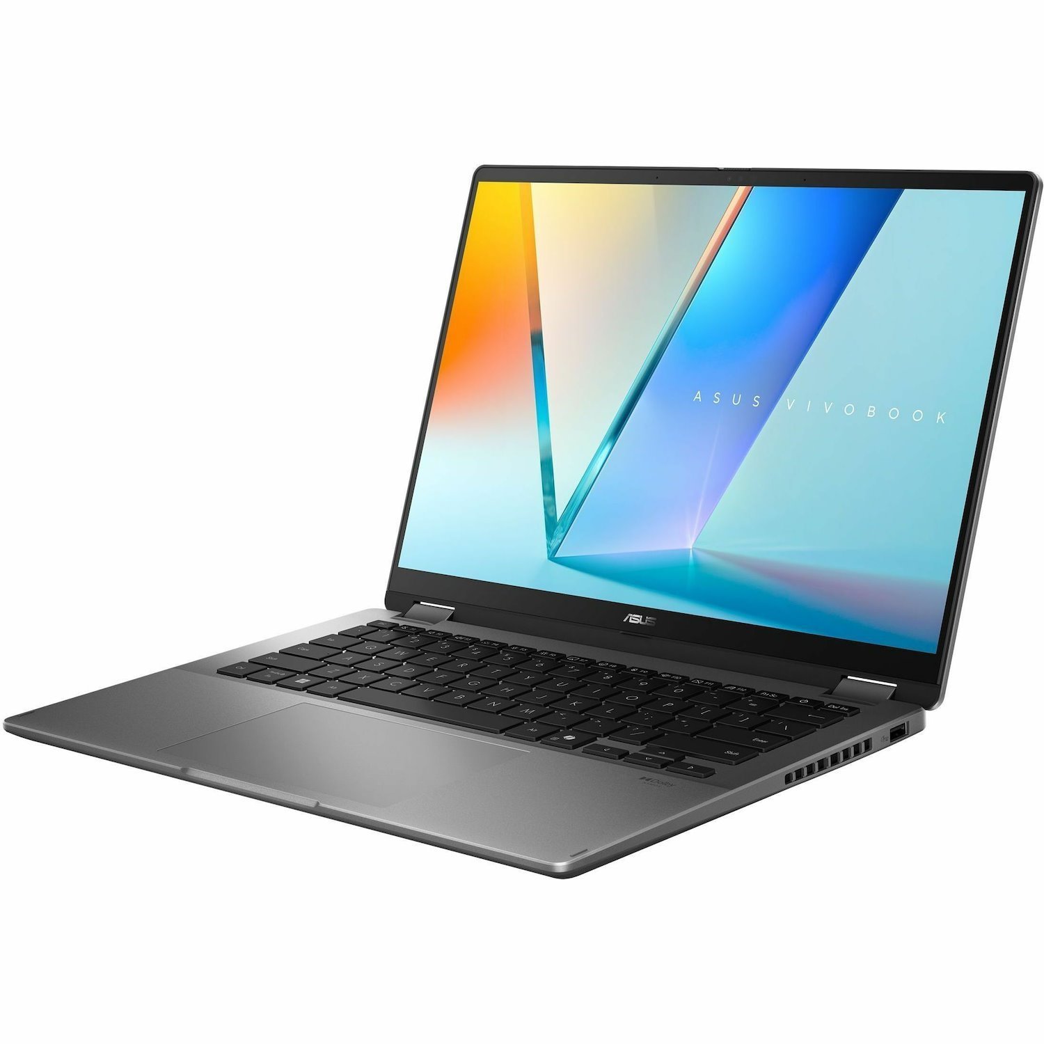 Asus Vivobook 14 Flip TP3407 TP3407SA-ES54T 14" Touchscreen Convertible Copilot+ PC 2 in 1 Notebook - WUXGA - Intel Core Ultra 5 226V - Intel Evo Platform - 16 GB - 512 GB SSD - Matte Gray