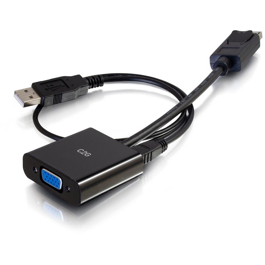Cables To Go 8In Displayport To Vga M/F W/3.5MM