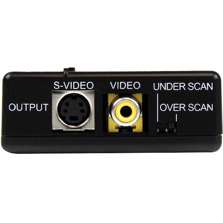 StarTech.com High Resolution VGA to Composite (RCA) or S-Video Converter - PC to TV
