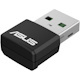 Asus USB-AX55 NANO V2 IEEE 802.11 a/b/g/n/ac/ax Dual Band Wi-Fi Adapter for Desktop Computer