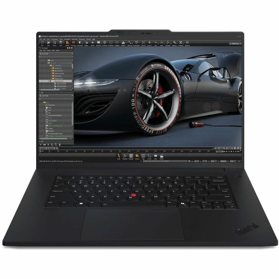 Lenovo ThinkPad P1 Gen 7 21KV002RAU 16" Mobile Workstation - WUXGA - Intel Core Ultra 7 155H - Intel Evo Platform - 32 GB - 1 TB SSD - English Keyboard - Black