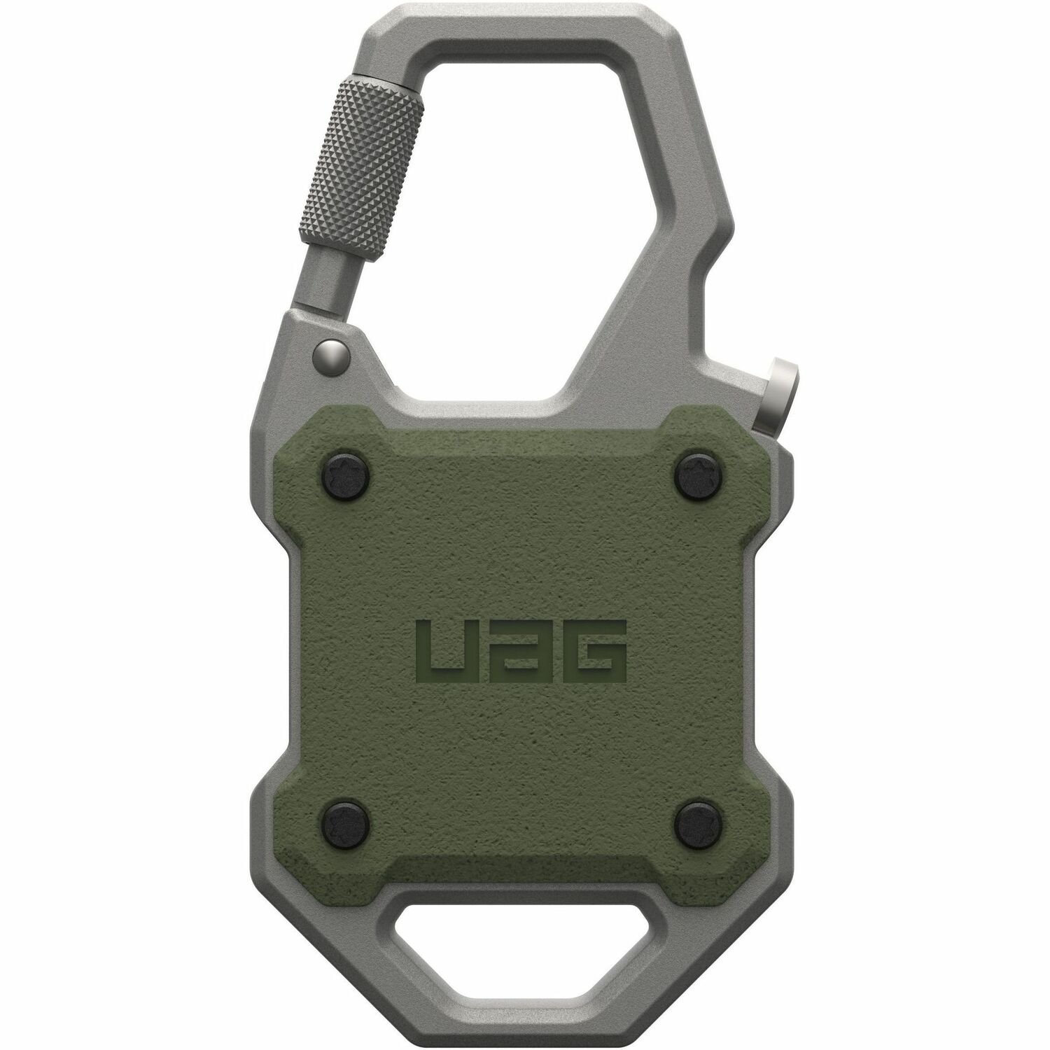 Urban Armor Gear Monarch AirTag Case - Olive Drab/Silver