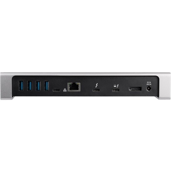 StarTech.com Thunderbolt 3 Dock - Dual Monitor 4K 60Hz TB3 Docking Station with DisplayPort - 85W Power Delivery, 6-Port USB 3.0, SD, GbE