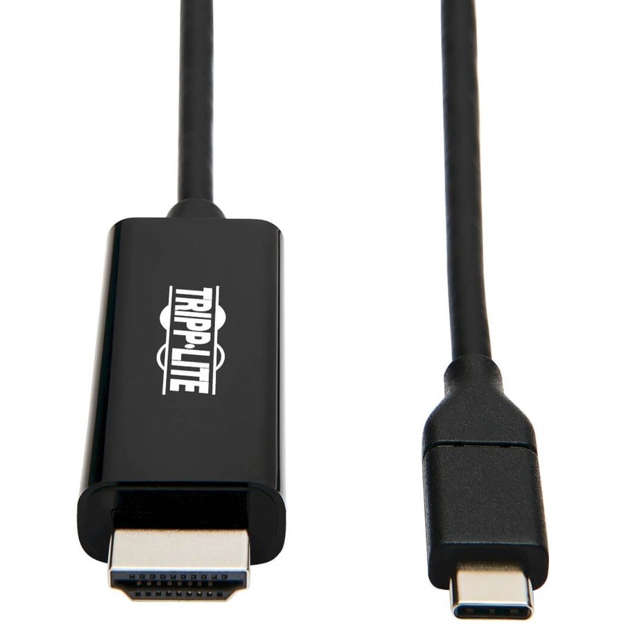 Eaton Tripp Lite Series USB-C to HDMI Adapter Cable (M/M), 4K 60 Hz, 4:4:4, Thunderbolt 3 Compatible, Black, 6 ft. (1.8 m)